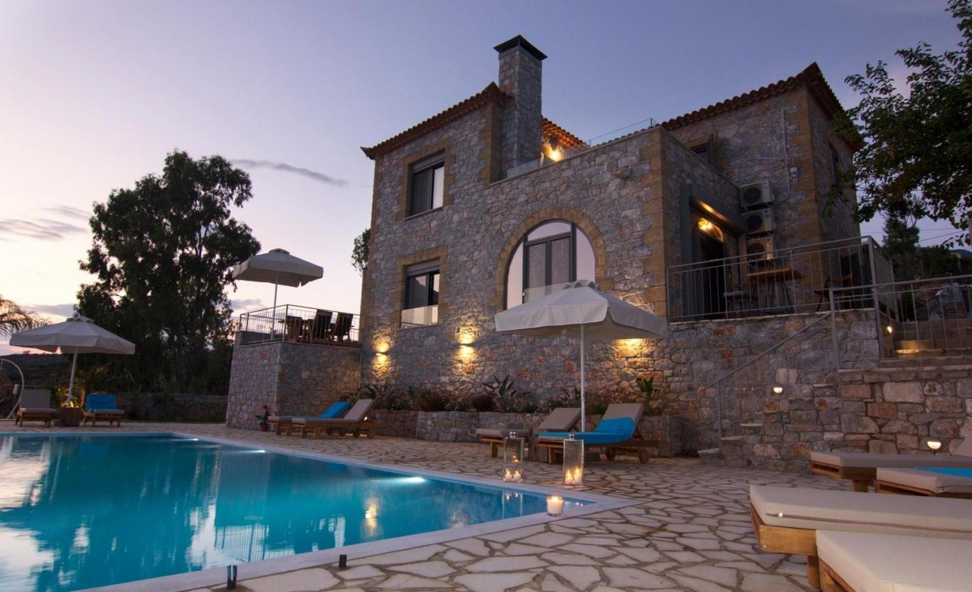 Irini Villa By Elrin Villas Mani Neokhorion  Екстер'єр фото