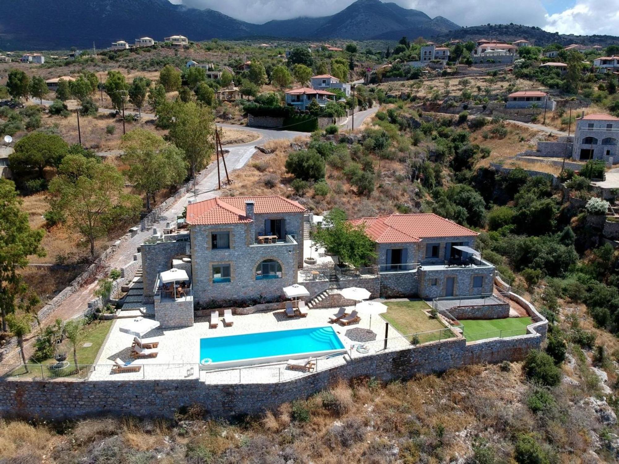 Irini Villa By Elrin Villas Mani Neokhorion  Екстер'єр фото
